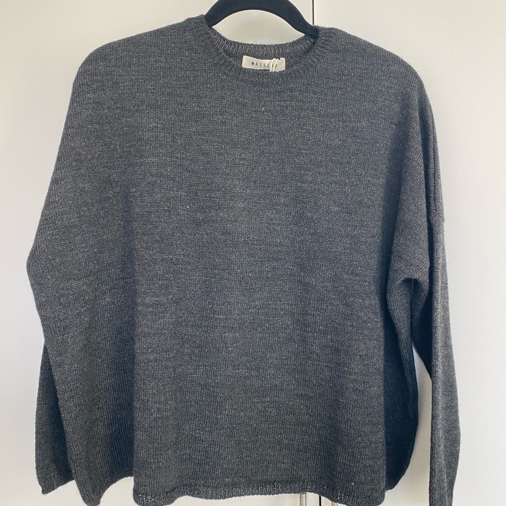 Masscob Grenville Knit Black Delave Sweater NEW - Picture 4 of 4